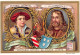 Chromos.AM15134.7x10 Cm Environ.Liebig.Peintres Célèbres.Allemagne.Hans Holbein.Albert Dürer - Liebig