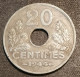 RARE - FRANCE - 20 CENTIMES 1944 - Zinc - Etat Français - Type 20 - Légère - Gad 321 - KM 900.2 - 20 Centimes