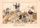 Chromos.AM16572.8x12 Cm Environ.Chicorée.A La Boulangère.Alpinistes.Au Sommet - Tè & Caffè