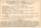 Chromos.AM14553.6x9 Cm Environ.Chocolat Aiguebelle.N°20.Corse.Ajaccio.Bastia.Calvi.Corte.St-Florent - Aiguebelle