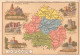 Chromos.AM14554.6x9 Cm Environ.Chocolat Aiguebelle.N°24.Dordogne.Brantôme.Périgueux.Bourdeilles.St Front - Aiguebelle