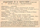 Chromos.AM14534.6x9 Cm Environ.Chocolat Aiguebelle.N°85.Carte Haute Vienne.Limoges.Bellac.St Junien.Rochechouart - Aiguebelle