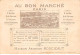 Chromos -COR11117 - Au Bon Marché - Cadet Roussel- Hommes - Femmes- Cheveux - 8x12cm Env. - Au Bon Marché