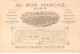 Chromos -COR11101 - Au Bon Marché - Homme- Femme- Banc- Lampadaire - 8x12cm Env. - Au Bon Marché