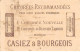 Chromos -COR11007- Chicorée Nouvelle De Casiez & Bourgeois- Nouveau Tambour- Fille - Hommes -Fond Or-  7x11cm Env. - Thé & Café