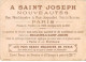 Chromos -COR10953- A Saint Joseph- Luxure- Femme- Oiseaux -  7x10cm Env. - Other & Unclassified