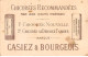 Chromos -COR10930- Chicorée Nouvelle De Casiez & Bourgeois- Tambour De Pompier - Fond Or  -  7x10cm Env. - Té & Café