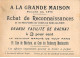 Chromos -COR10899 - A La Grande Maison- G. Thomassin- Vaudeville -   7x10cm Env. - Otros & Sin Clasificación