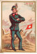 Chromos -COR10820 - Droulers Fils- Chicorée- Suisse- Homme- Uniforme  - 7x10cm Env. - Tea & Coffee Manufacturers