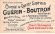 Chromos -COR11627 - Chocolat Guérin-Boutron - Général Doods -  6x10cm Env. - Guerin Boutron