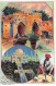 Chromos -COR11440 - Chicorée Boulangère - Delhi - Porte De Cachemire  - Taj Mahal - Charmeur De Serpents -  7x10cm Env. - Tee & Kaffee