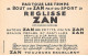 Chromos -COR11402 - Réglisse Zan - Montagne - Randonnée- Raquettes  -  10x6cm Env. - Andere & Zonder Classificatie