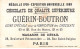 Chromos -COR11394 - Chocolat Guérin-Boutron - Fille - Garçon - Sou - Epingle  -  10x6cm Env. - Guerin Boutron