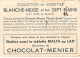 Chromos -COR11284- Chocolat Menier - Blanche-Neige Et Les Sept Nains- Corbeau - Sorcière - Pluie -  7x5cm Env. - Menier