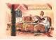 Chromos -COR11277- Chocolat Menier - Blanche-Neige Et Les Sept Nains- Lit - Maison - 7x5cm Env. - Menier