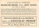 Chromos -COR11277- Chocolat Menier - Blanche-Neige Et Les Sept Nains- Lit - Maison - 7x5cm Env. - Menier