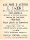 Chromos - COR10035 - Aux Arts & Métiers - E. Ozere - Le Jardinage - 5x7 Cm Environ - Autres & Non Classés