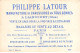 Chromos - COR10173 - Maison Philippe Latour - Chaussures à Bon Marché - Ils Arrivèrent Par Un Soleil...- 6x10 Cm Environ - Other & Unclassified