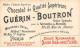 Chromos - COR10155 - Chocolat Guérin-Boutron - Les Bienfaiteurs De L'humanité - Dombasle- 6x10 Cm Environ - Guerin Boutron