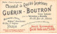 Chromos - COR10152 - Chocolat Guérin-Boutron -  Les Bienfaiteurs De L'humanité - Justinien - 6x10 Cm Environ - Guerin Boutron