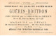 Chromos - COR10138- Chocolat Guérin-Boutron - Bannière De France - Louis VII - 1179 -    6x10 Cm Environ - Guerin Boutron
