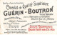 Chromos - COR10131 - Chocolat Guérin- Boutron - Sir Bertie, Ambr D'Angleterre - Paris  -   6x10 Cm Environ - Guérin-Boutron