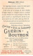 Chromos -COR12052 - Chocolat Guérin-Boutron - Château D'O- Orne - 6x11cm Env. - Guerin Boutron