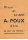 Chromos -COR12000 - Biscuits A. Poux D'Albi - Homme - Tour - Arbre - Oiseau - 6x8cm Env. - Autres & Non Classés