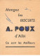 Chromos -COR11974 - Biscuits A. Poux D'Albi - Maître - Globe - Livre -  6x8cm Env. - Other & Unclassified