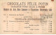 Chromos -COR11775 - Chocolat Félix Potin - Escrime - Hommes -  6x10cm Env. - Other & Unclassified