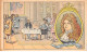 Chromos -COR11968 - Pastilles SALMON -  Louis XIV - Hommes -Femmes - Table -  6x10cm Env. - Other & Unclassified