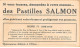Chromos -COR11966 - Pastilles SALMON -  Henri IV - Hommes -Chevaux -  6x10cm Env. - Other & Unclassified