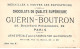 Chromos -COR11930 - Chocolat Guérin-Boutron - Femme - Clown - Fond Or -  6x10cm Env. - Guerin Boutron