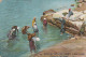 ZY 102- EGYPTIAN TYPES AND SCENES - WATER CARRIERS - PORTEURS D' EAU - REMPLISSAGE DES OUTRES - CARTE COLORISEE  - Persons