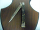 Delcampe - SWINGUARD-Frank Beltrame -italian Stiletto- 28cm - Impugnatura Di Corno Di Bufalo - Modello FB 550/58B - 9 - Knives/Swords