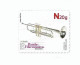 Portugal Entier Postal 2024 Trompette De Fanfare Musique Stationery Brass Band Trumpet Music - Postwaardestukken