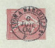 Cachet Convoyeur Rond Lyon à Marseille, De Juillet 1904 Sur Entier Postal Semeuse Lignée 10 Centimes Rouge (13682) - Bahnpost