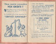 Delcampe - ZY 113- CARTE FEDERATION DES TRAVAILLEURS DE LA METALLURGIE C. G. T. (1956) PANTIN - CARTE 3 VOLETS , LIVRET COMPLET - Tarjetas De Membresía
