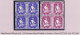 Ireland 1945 Thomas Davis Young Ireland Set Of Two In Blocks Of Four Mint Unmounted - Ongebruikt