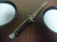 Frank Beltrame -italian Stiletto- 23cm - Impugnatura Di Corno Di Bufalo Scuro - Modello FB 23/58B - 1 - Knives/Swords