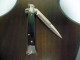 Delcampe - Frank Beltrame -italian Stiletto- 23cm - Impugnatura Di Corno Di Bufalo Scuro - Modello FB 23/58B - 1 - Knives/Swords