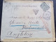 Carte Postale Doubleadresse Insuffisante Pour Le Royaume Uni - 1859-1959 Cartas & Documentos