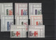 Kongo Kinshasa Michel Cat.No. Mnh/**  119/126 A/B - Unused Stamps