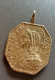Pendentif Médaille Religieuse XVIIe Bronze "Jésus-Christ / Sainte Marie" - Religion & Esotérisme
