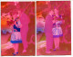 LOT 2 CPA De Couleur ROSE Et BLEUE Ecrites En 1929 * Jeune Couple Amoureux Dans Paysage De Campagne Lac - Parejas