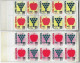 1991 2 Different Complete Booklet Stamp Chile Exports Series Apple Grape One Of Them With Slight Yellowish Spots - Chili