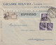 1555  - R.S.I. - Busta Raccomandata Espresso Senza Testo Del 1944 Da Vicofertile A Salò  . - Stamped Stationery