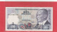 TURKIYE CUMHURIYET MERKEZ BANKASI . 1.000 LIRA . 14 OCAK 1970  . N°  A26 769745 .  2 SCANNES  .  BILLET USITE - Türkei