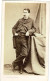 Photo CDV - Homme élégant Portant Moustache - "Au Sauvage" Photographe Sedan - Circa 1860-1880 - Anciennes (Av. 1900)