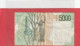 BANCA D'ITALIA . 5.000 LIRE . V. BELLINI   . N°  AC 122731 T .  2 SCANNES  .  BILLET USITE - 5.000 Lire